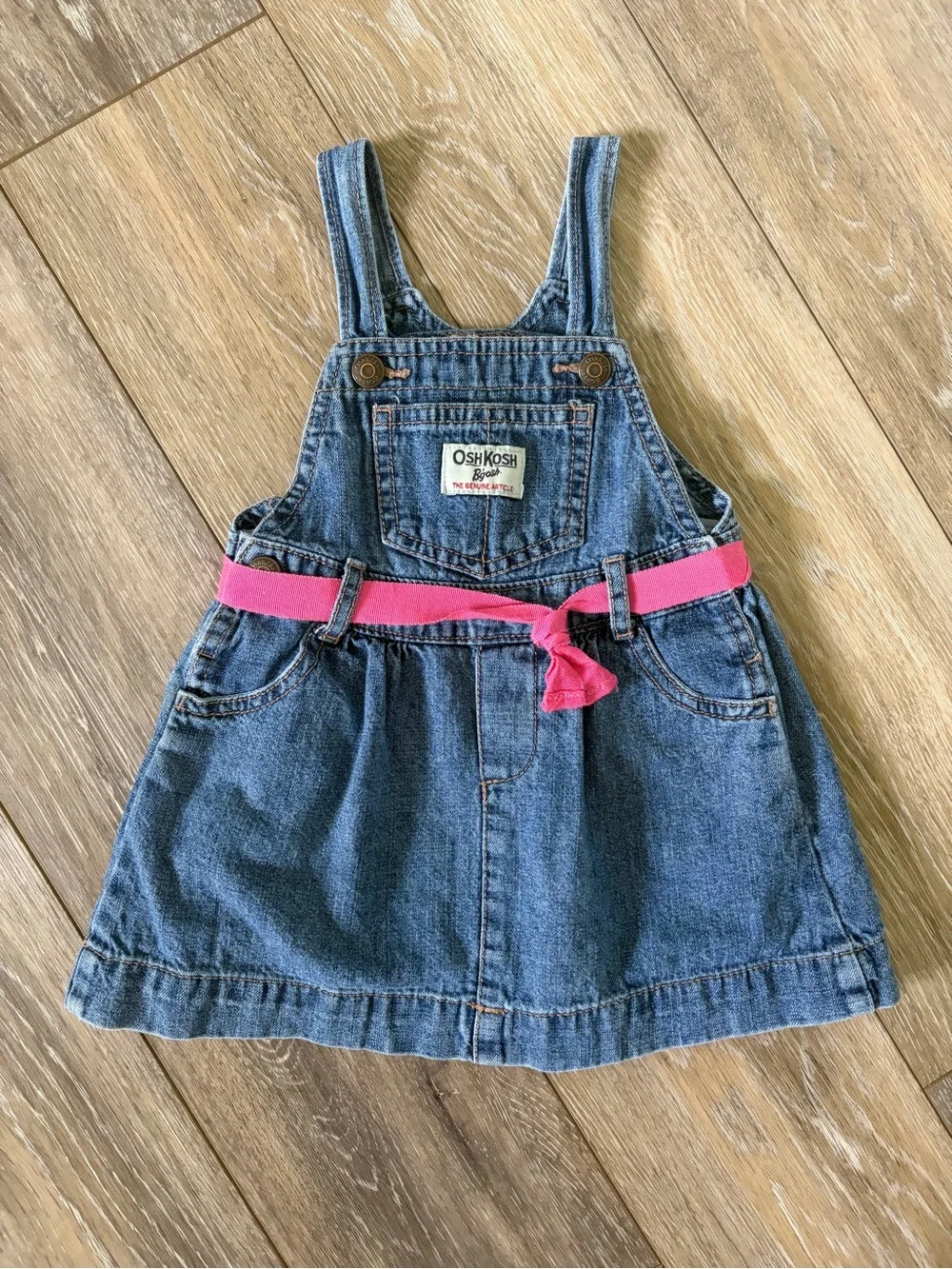 OshKosh B'gosh Denim Overall Jumper Dress